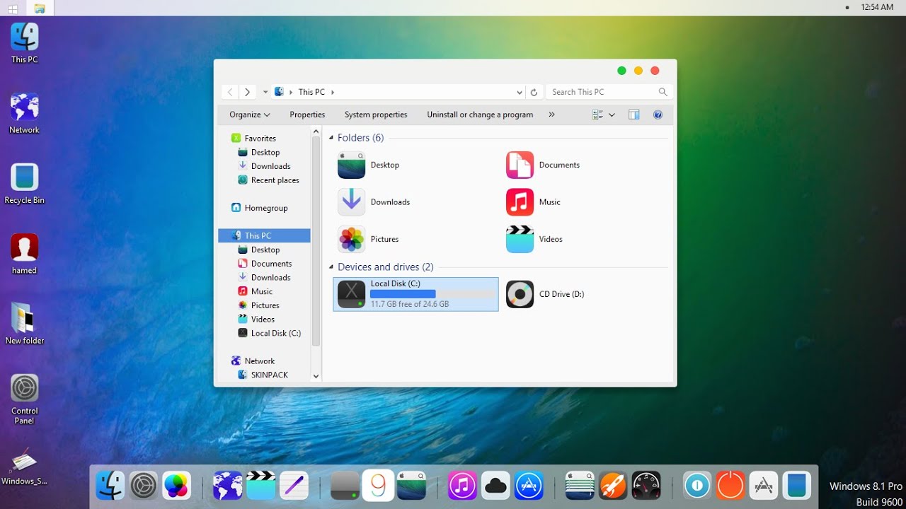 Download Apple Mac Theme For Windows 8